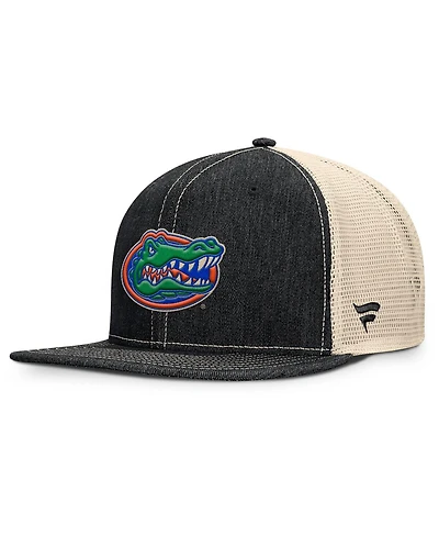 Fanatics Men's Black/Natural Florida Gators Legend Trucker Snapback Hat