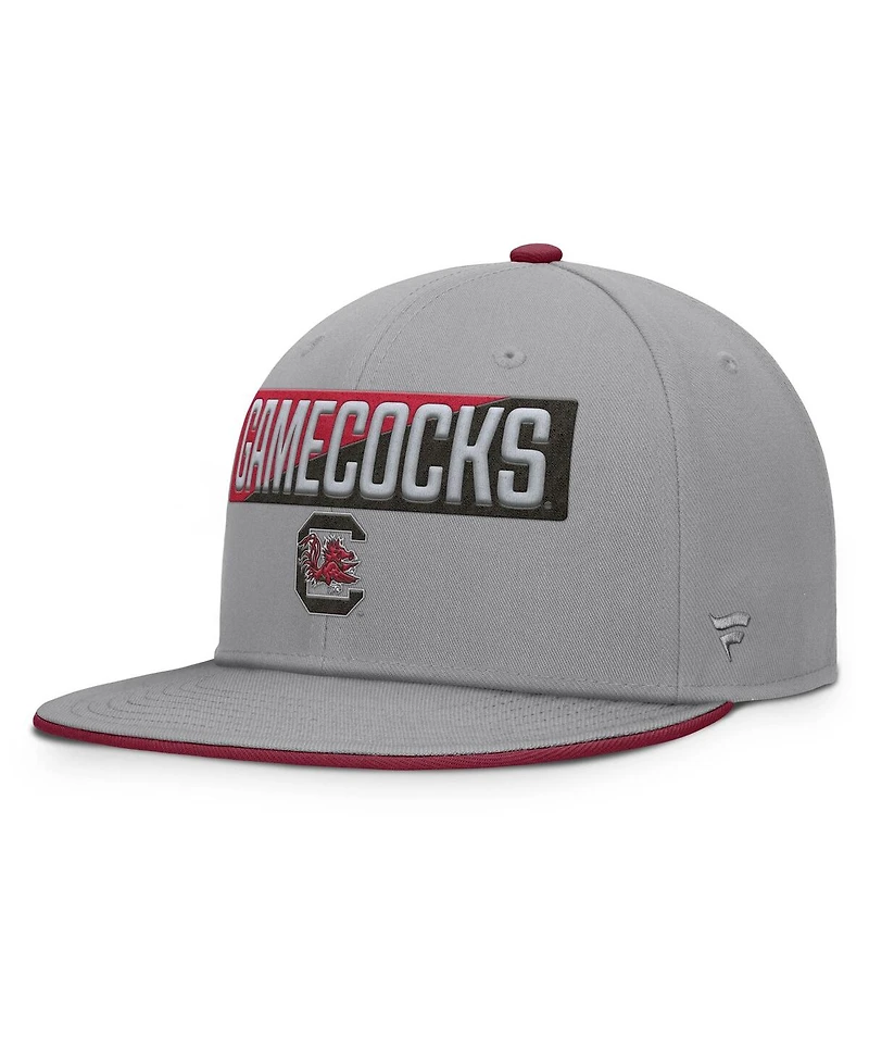 Fanatics Men's Gray South Carolina Gamecocks Duo Snapback Hat