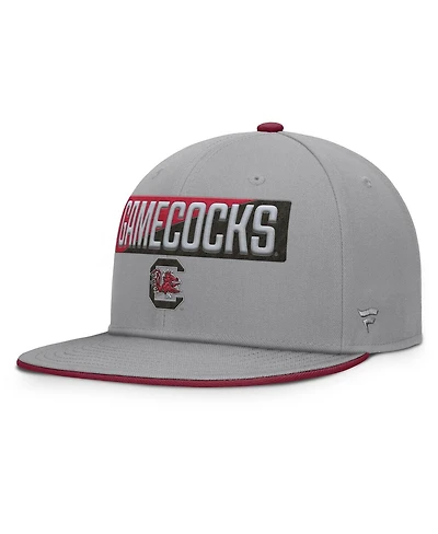 Fanatics Men's Gray South Carolina Gamecocks Duo Snapback Hat