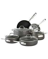 All-Clad, HA1 Hard Anodized Nonstick Cookware Set, 10 piece Set