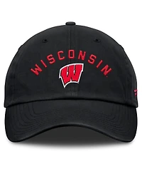 Fanatics Men's Black Wisconsin Badgers Myth Adjustable Hat