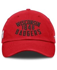 Fanatics Men's Red Wisconsin Badgers Archer Adjustable Hat