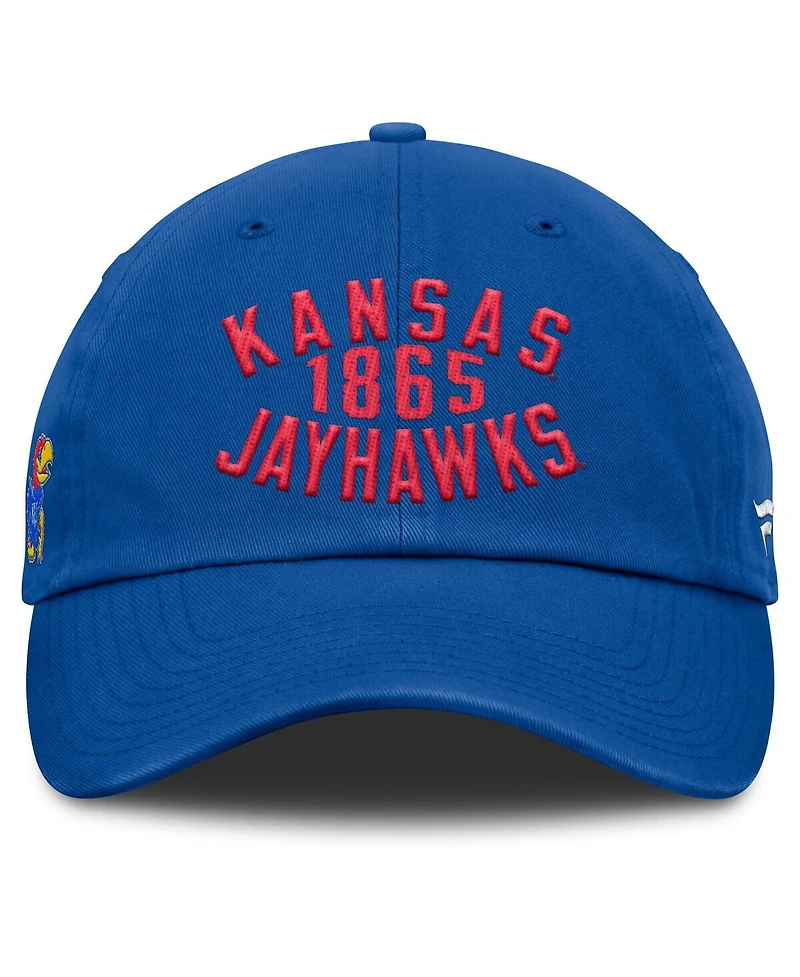 Fanatics Men's Royal Kansas Jayhawks Archer Adjustable Hat