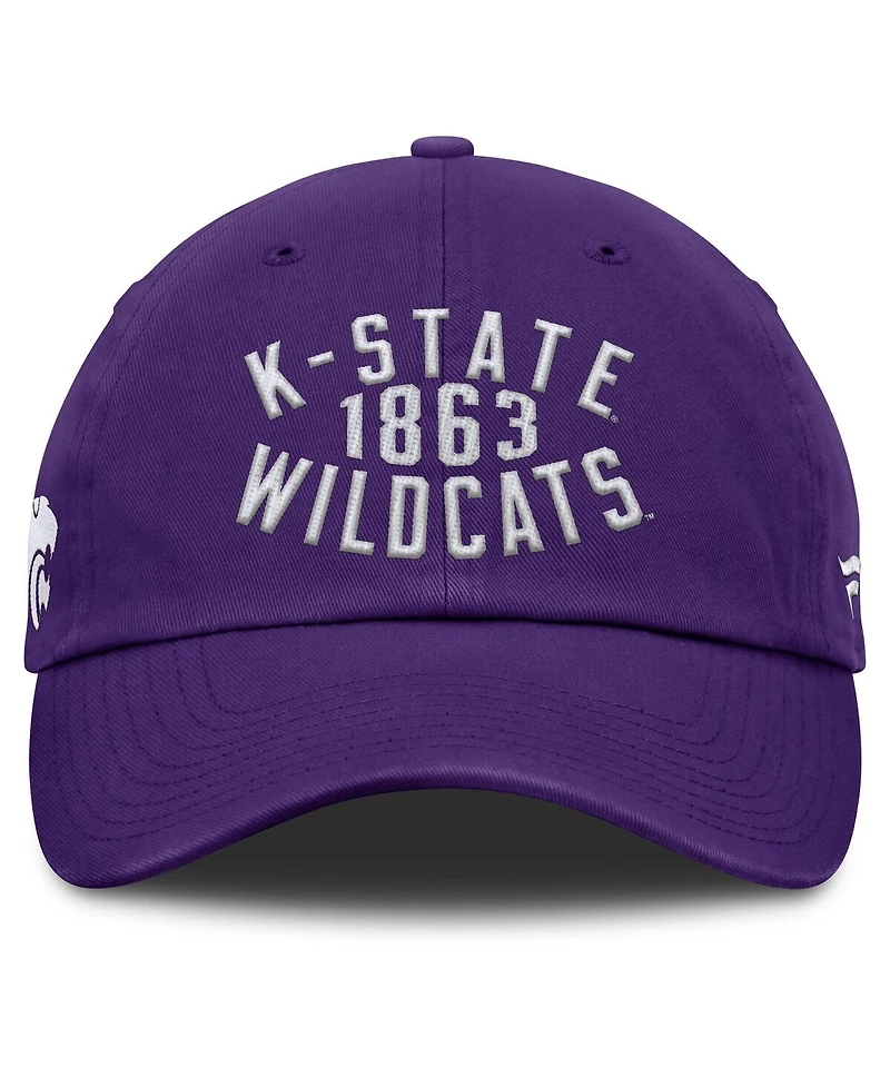 Fanatics Men's Purple Kansas State Wildcats Archer Adjustable Hat