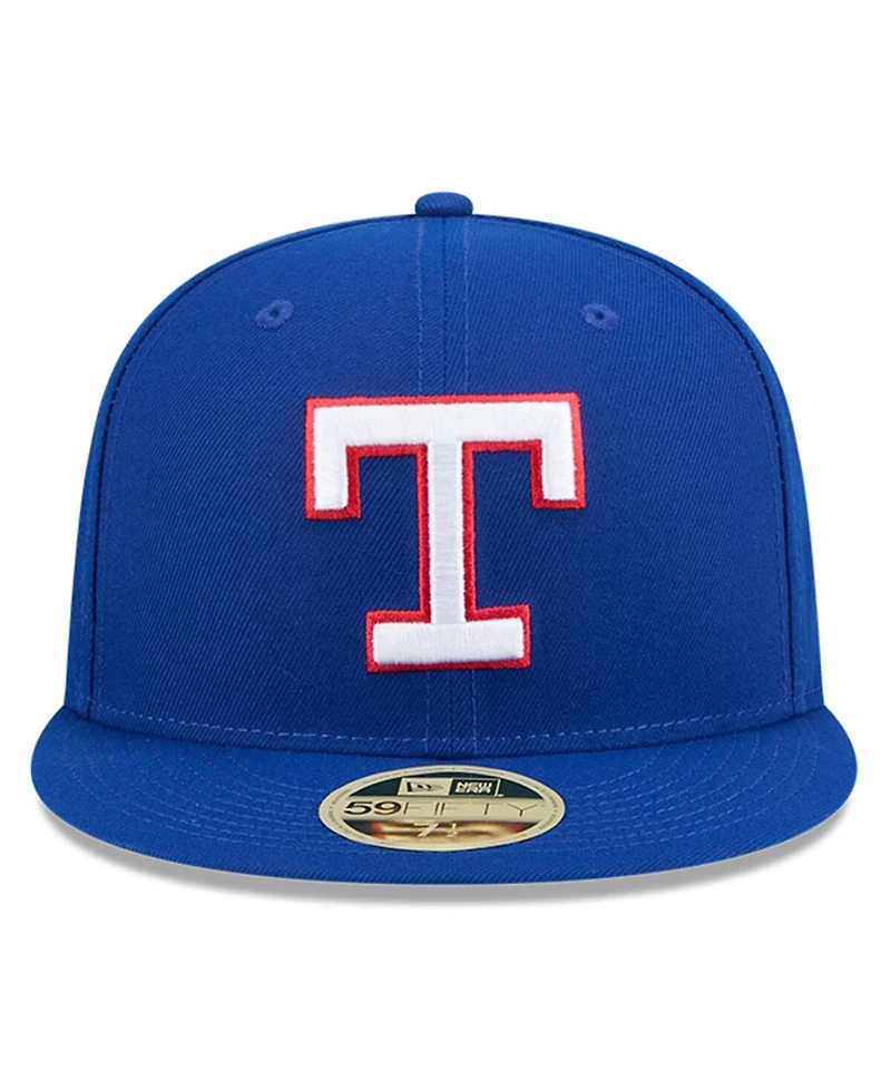New Era Men's Royal Texas Rangers Baseball Hall of Fame 59FIFTY Fitted Hat