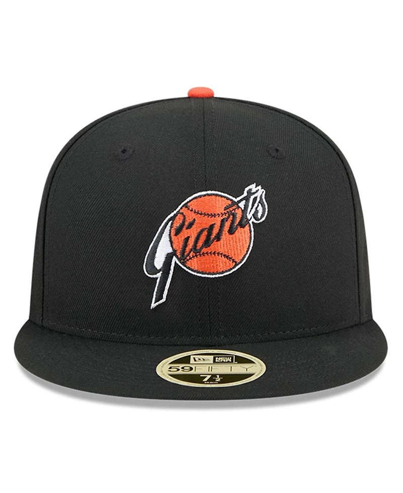 New Era Men's Black San Francisco Giants Baseball Hall of Fame 59FIFTY Fitted Hat