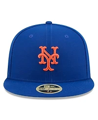 New Era Men's Royal York Mets Baseball Hall of Fame 59FIFTY Fitted Hat
