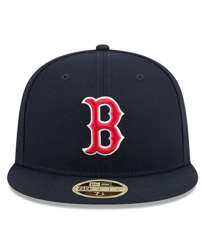 New Era Men's Navy Boston Red Sox Baseball Hall of Fame 59FIFTY Fitted Hat