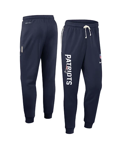Nike Men's Navy New England Patriots Sideline Ground Game Performance Taper Pants