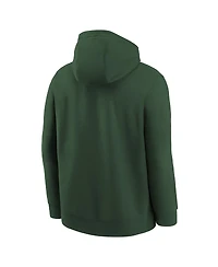 Nike Big Boys and Girls Hunter Green Wnba Logo Essential Team Pullover Hoodie