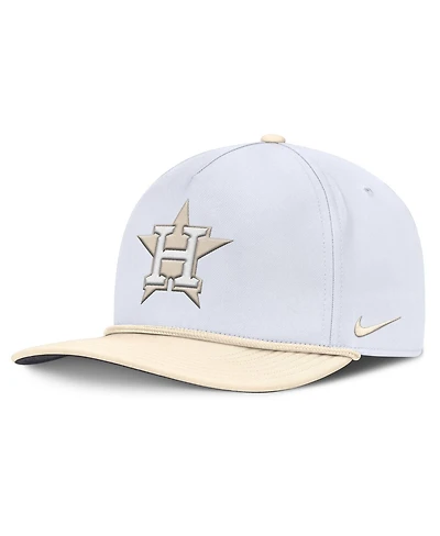 Nike Men's White/Cream Houston Astros Pro Performance Snapback Hat