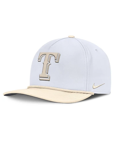 Nike Men's White/Cream Texas Rangers Pro Performance Snapback Hat