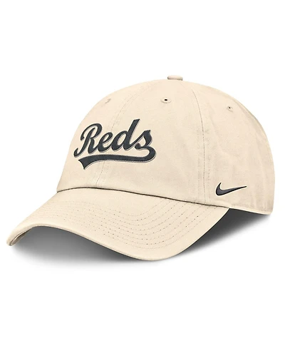 Nike Men's Natural Cincinnati Reds Camo Pack Club Adjustable Hat