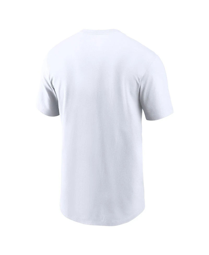 Nike Men's White Athletics New Logo T-Shirt