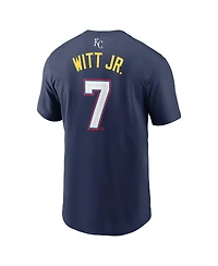 Nike Men's Bobby Witt Jr. Navy American League 2025 All-Star Edition Name Number T-Shirt