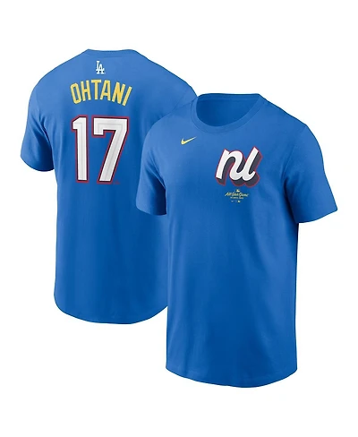 Nike Men's Shohei Ohtani Royal National League 2025 All-Star Edition Name Number T-Shirt