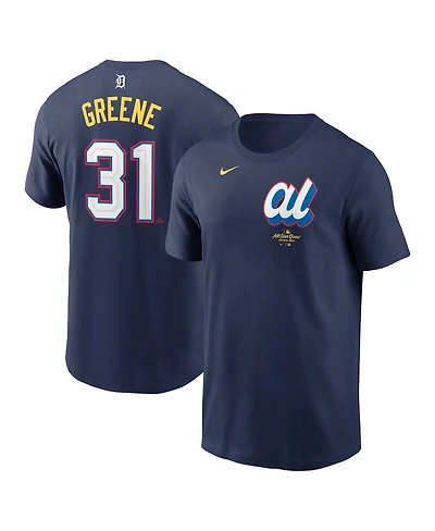 Nike Men's Riley Greene Navy American League 2025 All-Star Edition Name Number T-Shirt