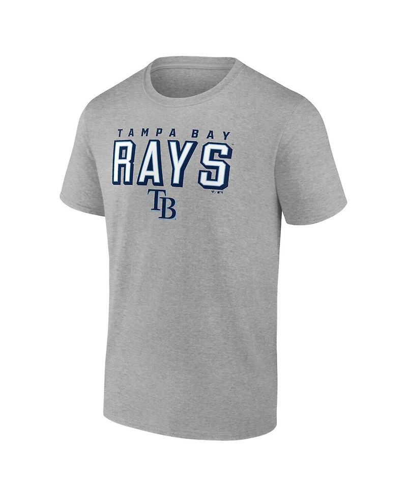 Fanatics Men's Gray Tampa Bay Rays Team T-Shirt