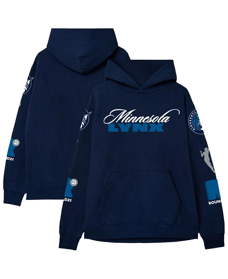 Round21 Men's and Women's Navy Minnesota Lynx Swish Pullover Hoodie