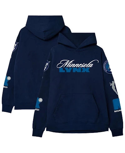 Round21 Men's and Women's Navy Minnesota Lynx Swish Pullover Hoodie