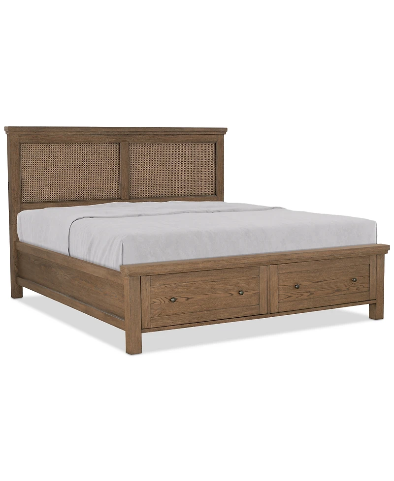 Alverton California King Cane Storage Bed, Created for Macy's