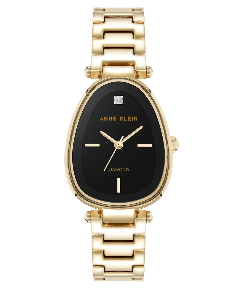 Anne Klein Women's Quartz Estate Gold-Tone Metal Alloy Bracelet Watch, 26mm