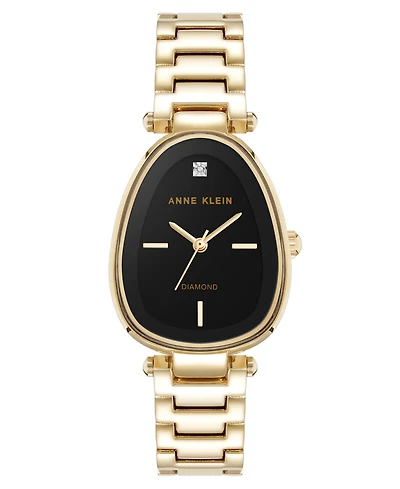 Anne Klein Women's Quartz Estate Gold-Tone Metal Alloy Bracelet Watch, 26mm