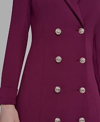 Karl Lagerfeld Paris Women's Chiffon-Hem Blazer Dress