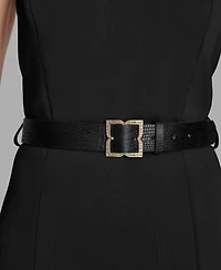 Scuba Belted Maxi