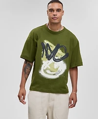 Mode of One Men's Relaxed-Fit Graffiti Graphic T-Shirt, Macy's Exclusive