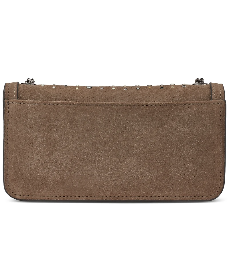 Karl Lagerfeld Paris Kosette Mini Suede Shoulder Bag