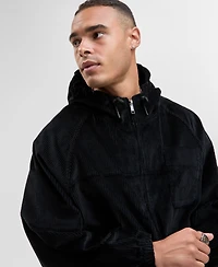 Mode of One Men's Relaxed-Fit Corduroy Hoodie Jacket, Macy's Exclusive