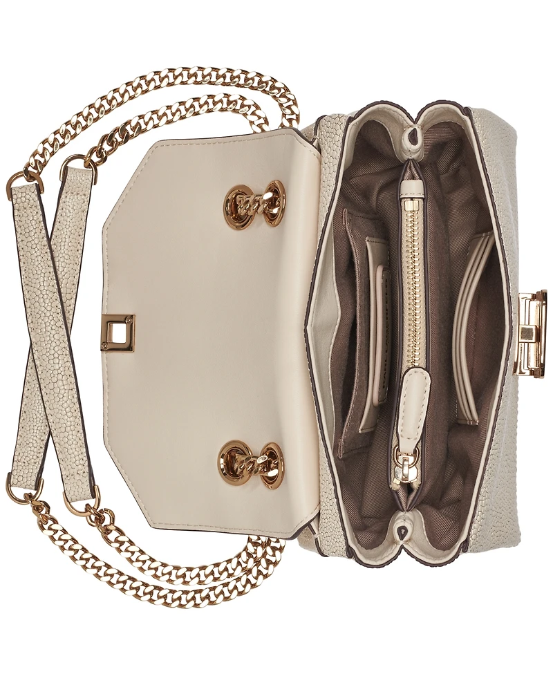 Karl Lagerfeld Paris Liana Small Leather Shoulder Bag