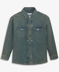 Mode of One Men's Denim Shirt Jacket, Macy's Exclusive
