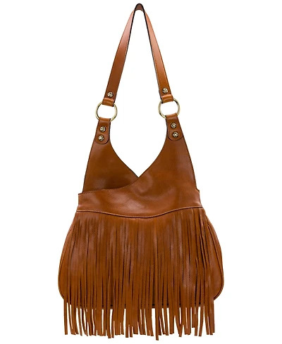 Patricia Nash Pienza Medium Leather Shoulder Bag