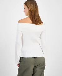 Hooked Up by Iot Juniors' Marilyn Off-The-Shoulder Top