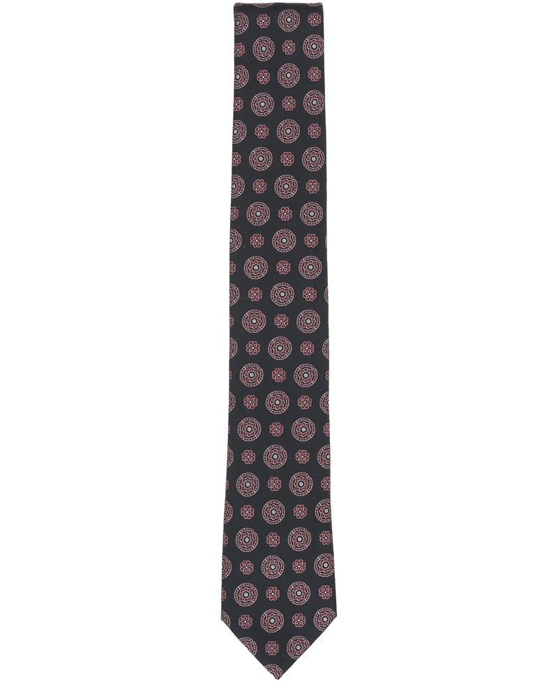 Bar Iii Men's Crimson Neat Printed Tie, Macy's Exclusive
