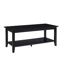 Convenience Concepts 20" Wood American Heritage Rectangle Coffee Table