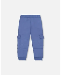 Deux par Boy Fleece Sweatpants with Cargo Pockets