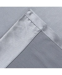 Kate Aurora Ultra Lux Faux Silk Regency Crinkle Rod Pocket Semi Sheer Single Curtain Panel - 52 in. W x 84 L