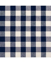 Kate Aurora Farmhouse Plaid Gingham Check Swag Valance Curtain Panel Pair - 72 in. W x 63 L