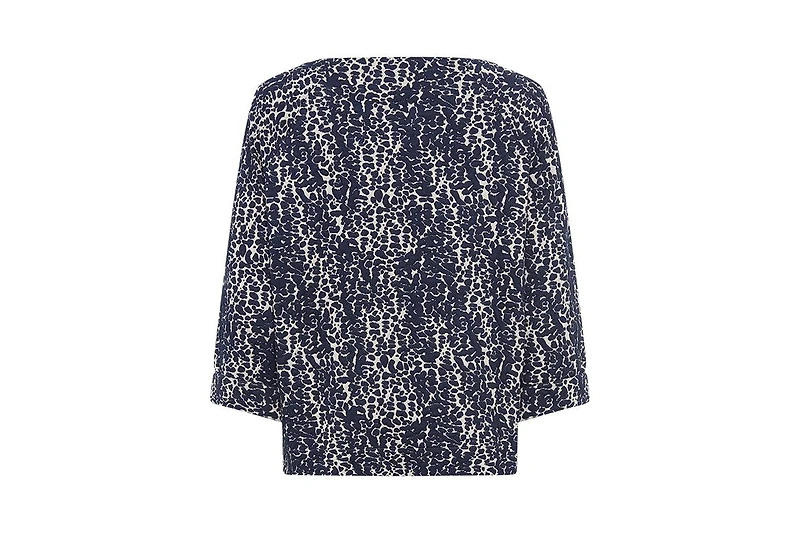 Olsen Women's Modern Animal Jersey Top