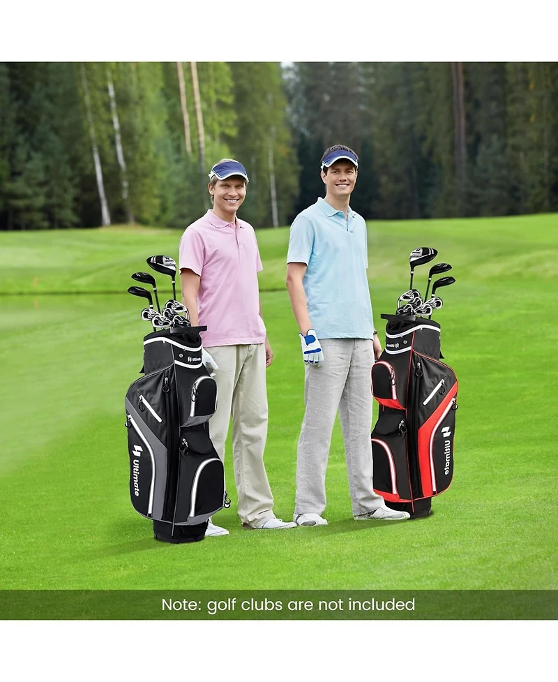 Mecale Golf Cart Bag with 14 Way Top Dividers