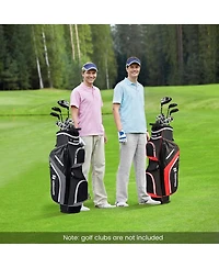 Mecale Golf Cart Bag with 14 Way Top Dividers