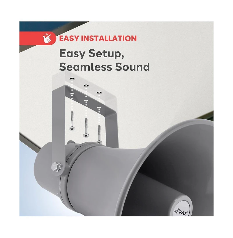 Pyle 11'' Indoor / Outdoor 30 Watt Pa Horn Speaker with 70V Transformer