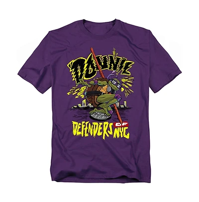Logovision Big & Tall Tmnt Mutant Mayhem Donnie City T-Shirt