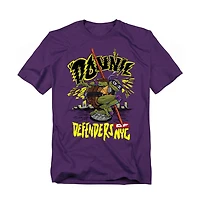 Logovision Big & Tall Tmnt Mutant Mayhem Donnie City T-Shirt