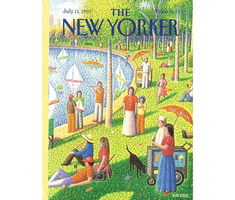 New York Puzzle Company Sunday Afternoon in Central Park 1000 Piece Puzzle