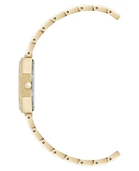 Anne Klein Women's Quartz Unique Octagonal Gold-Tone Metal Alloy Watch, 26mm