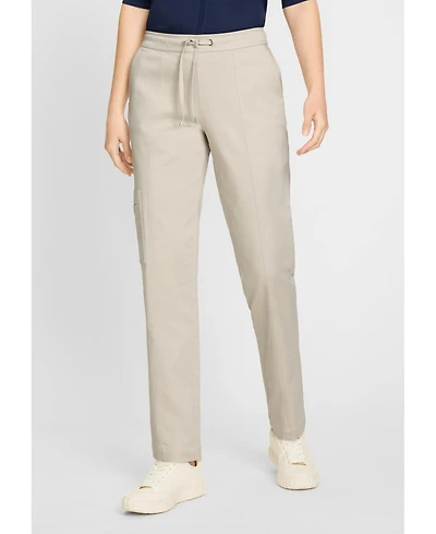 Olsen Women's Lisa Fit Stretch Twill Drawstring Pant